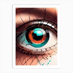 I put an eye on you Serie 3 Art Print