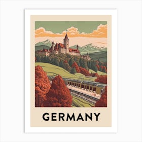 Vintage Travel Poster Germany 7 Art Print