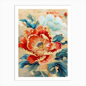 Chinese Flower Painting 44 Art Print