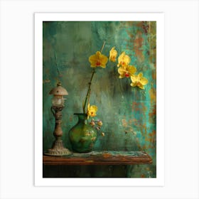 Yellow Orchids 2 Art Print