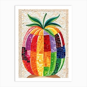 Mosaic Fruit 4 Art Print