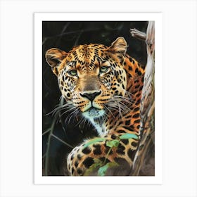 Leopard Pastel Watercolour 2 Affiche