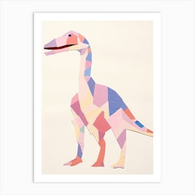 Nursery Dinosaur Art Deinonychus 1 Art Print