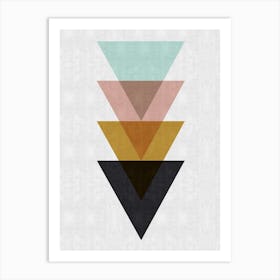 Triangle balance 3 Art Print