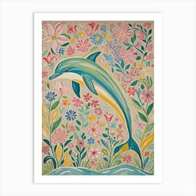 Spring Dolphin Art Print