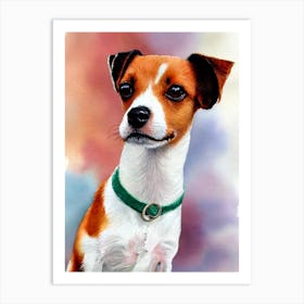 Toy Fox Terrier 3 Watercolour Dog Art Print