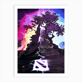 Dota 2 7 Art Print