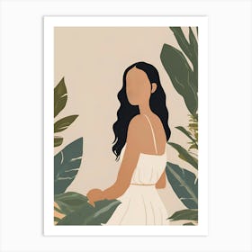 Portrait Of A Woman 9 Art Print