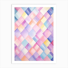 Abstract Watercolor Background 1 Art Print