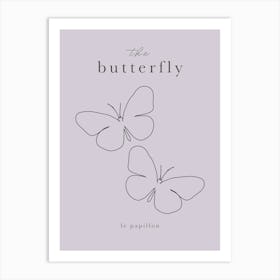 The Butterfly Art Print