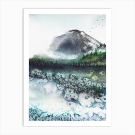 Mountain Lake Art Print