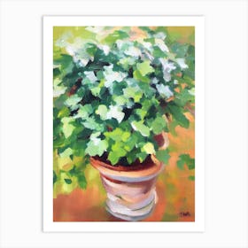English Ivy 3 Impressionist Painting Art Print