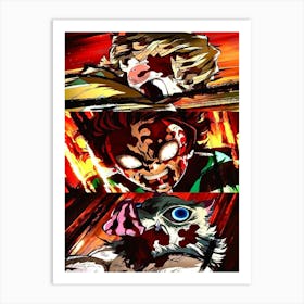 Hero Academia Art Print