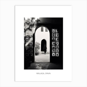 Poster Of Marrakech, Morocco, Photography In Black And White 1 Art Print