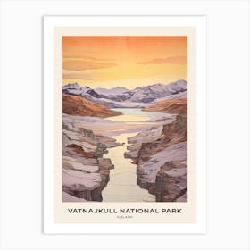 Vatnajkull National Park Iceland 5 Poster Art Print