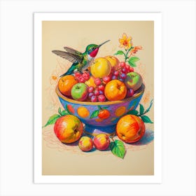 Fruit Bowl 1 Art Print