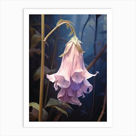 Floral Illustration Bluebell 1 Art Print