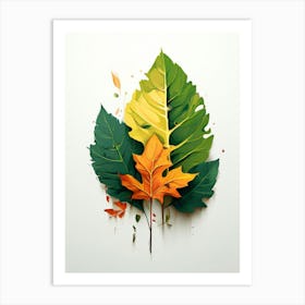 Autumn Leaves 20 Art Print