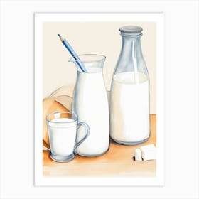 Milk And Sugar 1 Art Print
