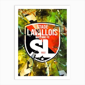 Stade Lavallois Mayenne 1 Art Print