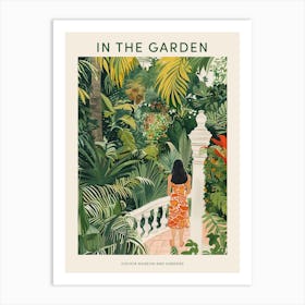 In The Garden Poster Vizcaya Museum And Gardens Usa 1 Art Print