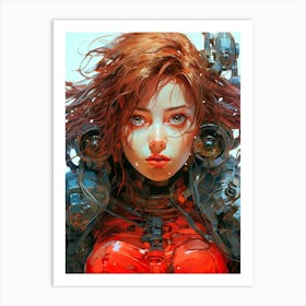 Sci-Fi Girl Art Print