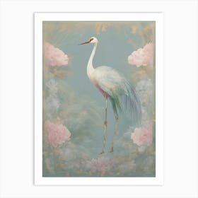 Crane In The Sky Art Print