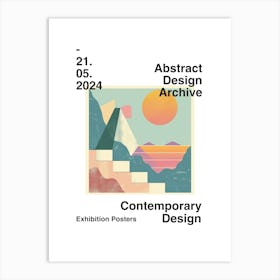 Abstract Design Archive Poster 13 Art Print