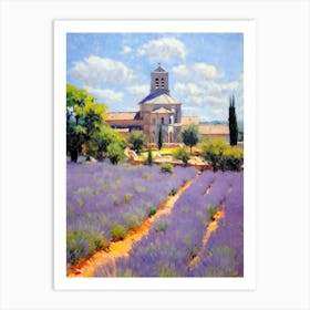 Lavender Fields 1 Art Print