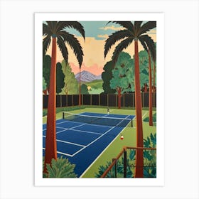 Tennis Court 4 Art Print