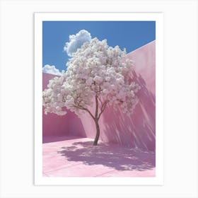 Pink Tree Art Print