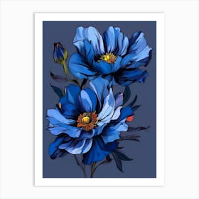 Blue Poppy 1 Art Print