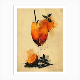 Aperol Spritz Art Print 245 Art Print