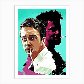 fight club movies Art Print