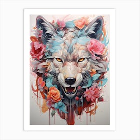 Wolf Head Art Print