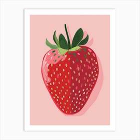 Strawberry Illustration Art Print