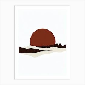 Shanghai Perspective Minimalist Bauhaus Art Print