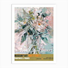 A World Of Flowers, Van Gogh Exhibition Dahlia 2 Art Print