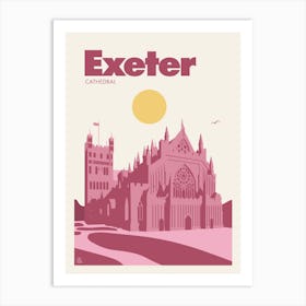 Exeter Cathedral Art Print