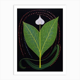 Lily Of The Valley 1 Hilma Af Klint Inspired Flower Illustration Art Print