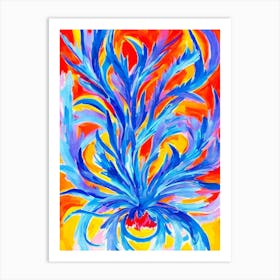 Glaucus Atlanticus (Blue Dragon) Matisse Inspired Art Print