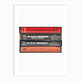 The Velvet Underground - Albums - Cassette Print Art Print