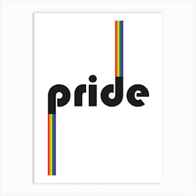 Pride Rainbow LGBT Art Print