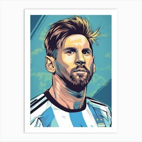 Lionel Messi 7 Art Print