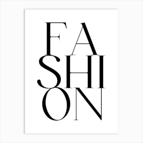 Fashion Logo Art Print