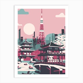 Japanese City Art Print