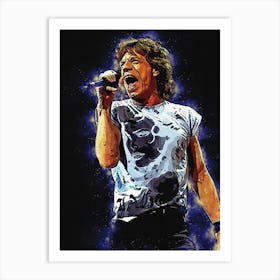 Spirit Mick Jagger Art Print