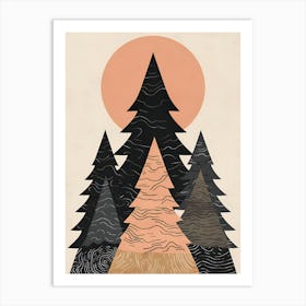Twilight Forest 1 Art Print