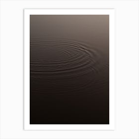 Ripples In The Ocean At Sunset Art Print