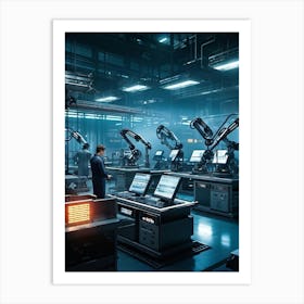 Futuristic Factory Art Print